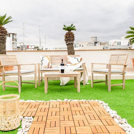 바리 Apulialux Private 100Mq Rooftop Oasis W Jacuzzi 아파트 외부 사진