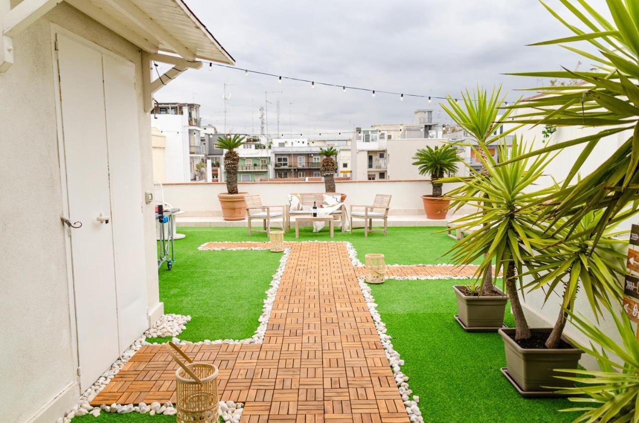 바리 Apulialux Private 100Mq Rooftop Oasis W Jacuzzi 아파트 외부 사진